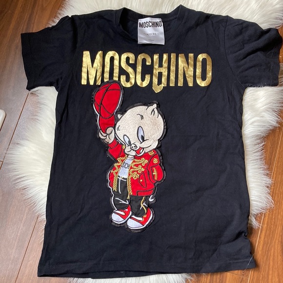 Moschino Porky Pig Tshirt - Picture 1 of 8